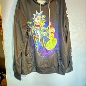 Animated Graphic Black Hoodie